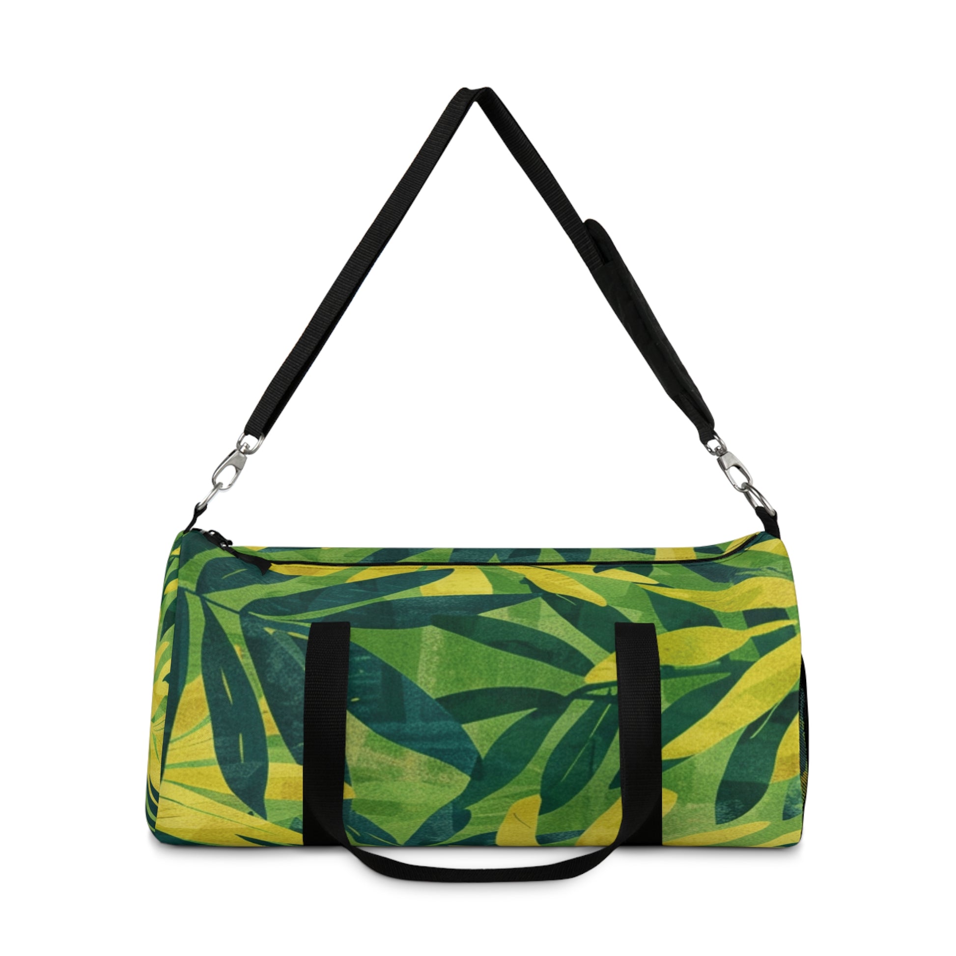 Green Leaf x Yellow Leaf x Tropical x Jungle Duffel Bag, Artsulli - Art is Long, Life is Short, Bags, , , , , , , 