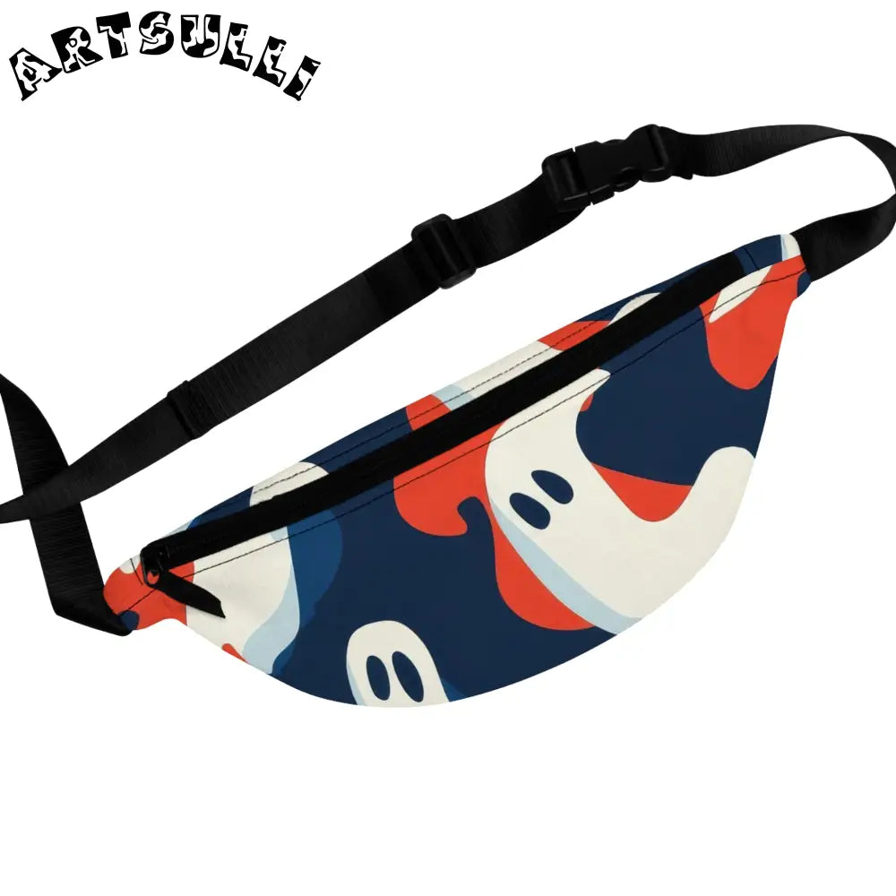 JAKKOUTTHEBXX Camo Ghosts Fanny Pack JAKKOUTTHEBXX Artsulli - Art