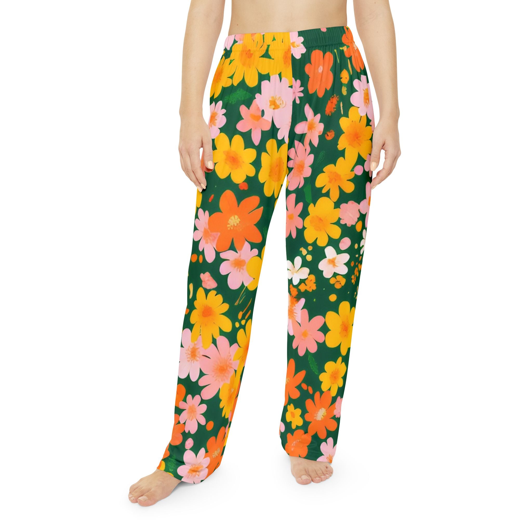 Women's Pajama Pants (AOP), Artsulli - Art is Long, Life is Short, All Over Prints, , , , , , , 