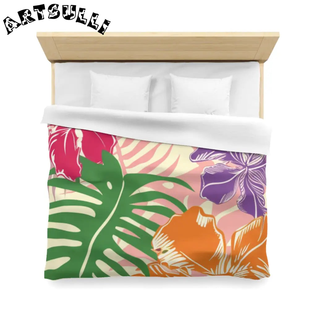 JAKKOUTTHEBXX Tropical Floral High Quality Duvet Cover 2025