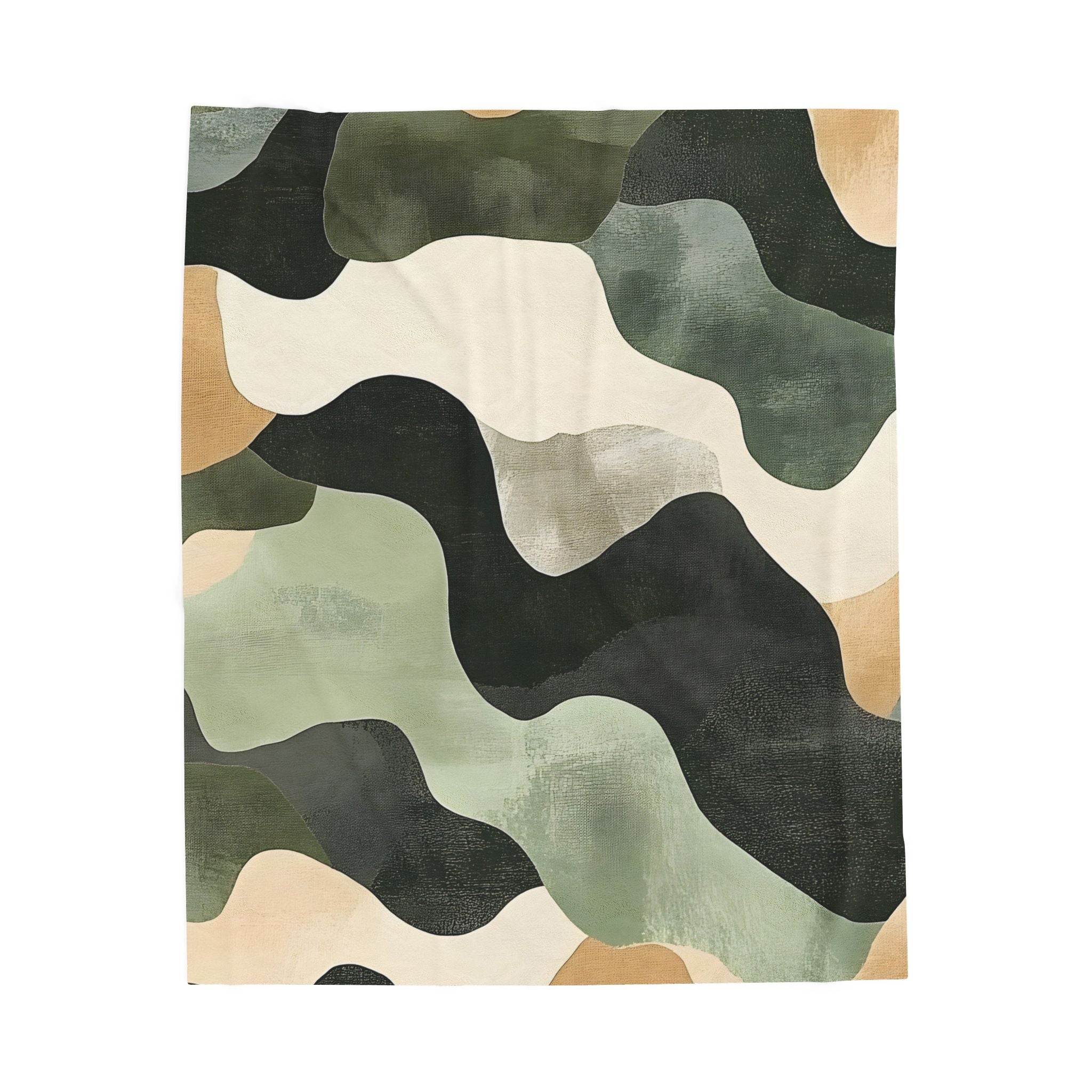 Camo Art Velveteen Plush Blanket, Artsulli - Art is Long, Life is Short, All Over Prints, Size, 50" × 60", , , , , 13615988571738
