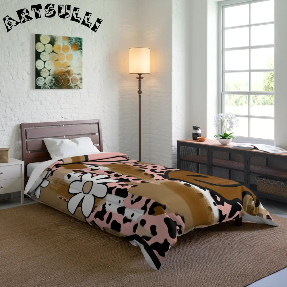 JAKKOUTTHEBXX Sutfin Ghosts Pop Art Comforter JAKKOUTTHEBXX Artsulli