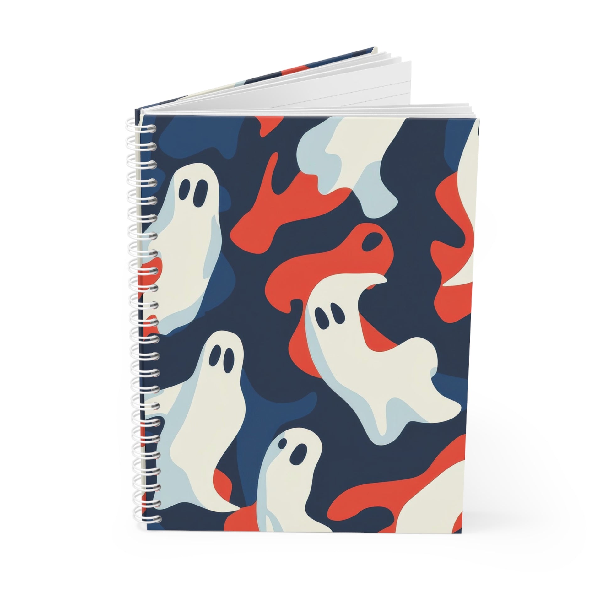 Camo Ghosts Spiral Notebook, Artsulli - Art is Long, Life is Short, Paper products, , , , , , , 