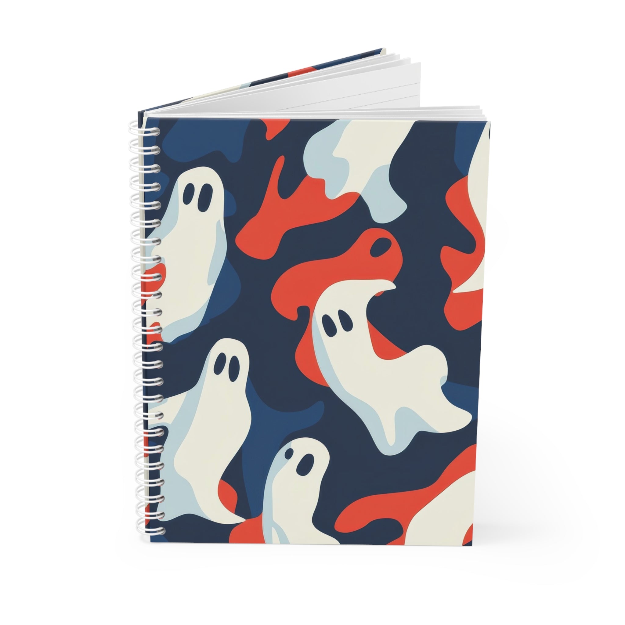 Camo Ghosts Spiral Notebook, Artsulli - Art is Long, Life is Short, Paper products, , , , , , , 