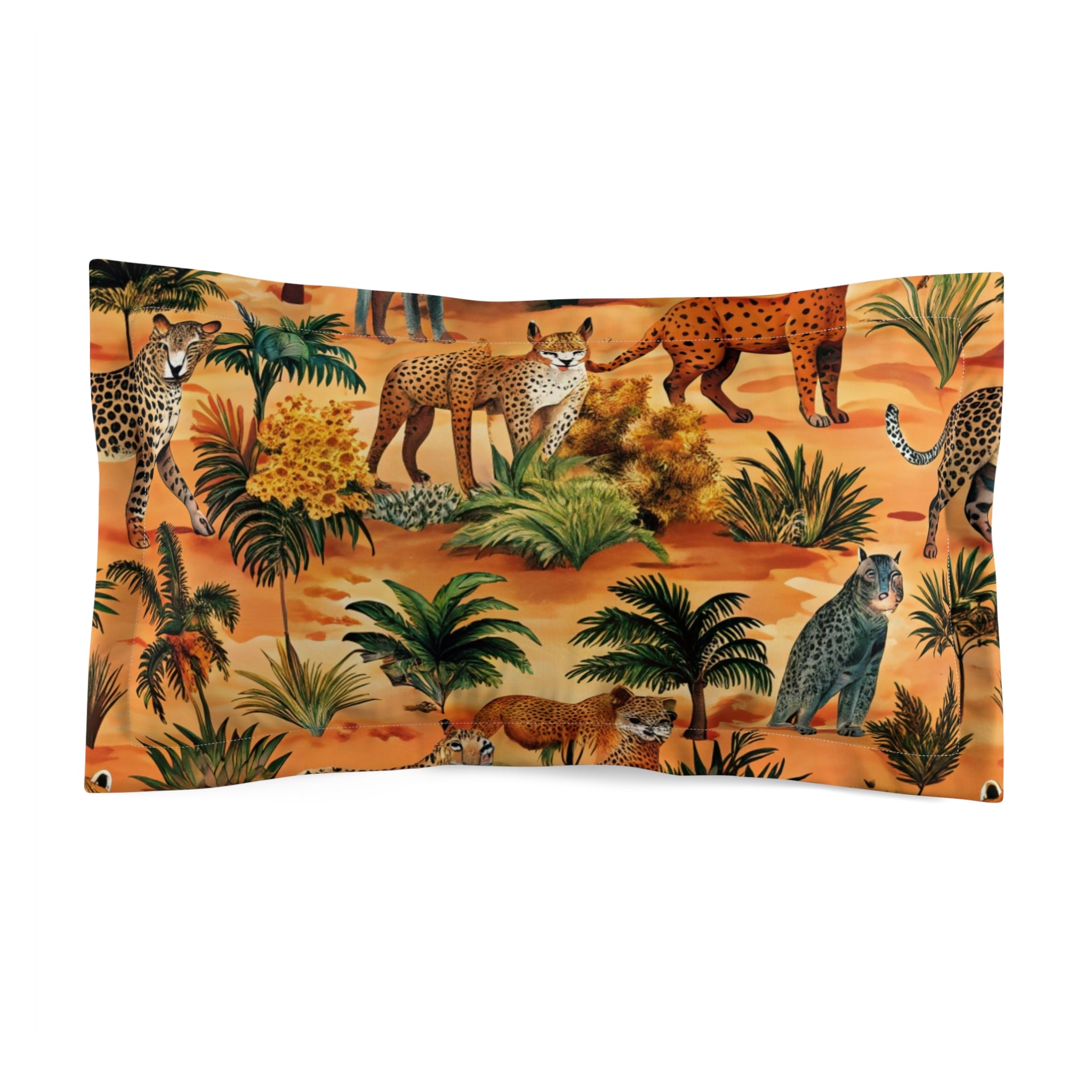 African Savannah Microfiber Pillow Sham, Artsulli - Art is Long, Life is Short, Home Decor, Size, King, , , , , 25279768861369679425
