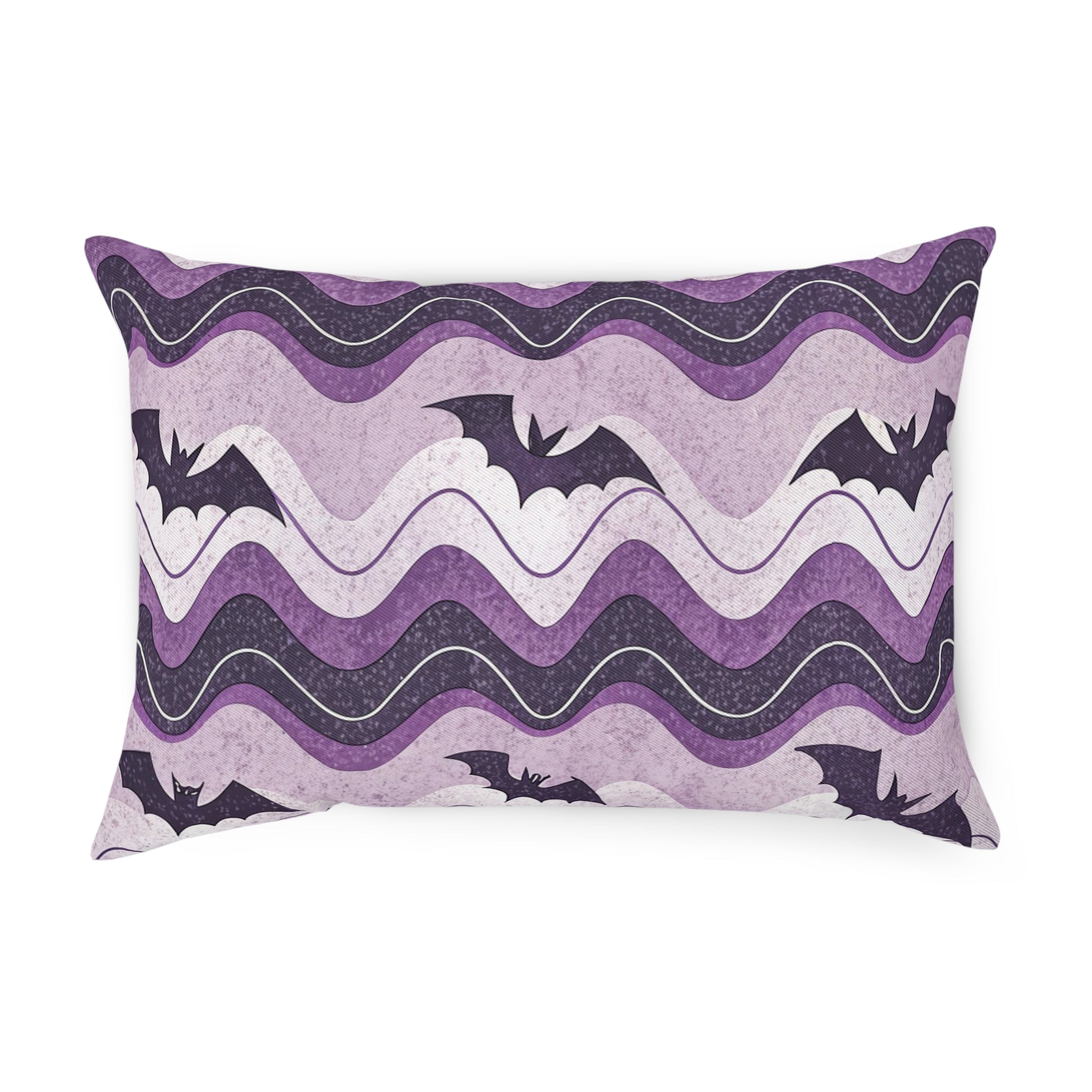 Bat Wave Cushion, Artsulli - Art is Long, Life is Short, Home Decor, Size, 19.7" × 13.8", , , , , 28115353322214