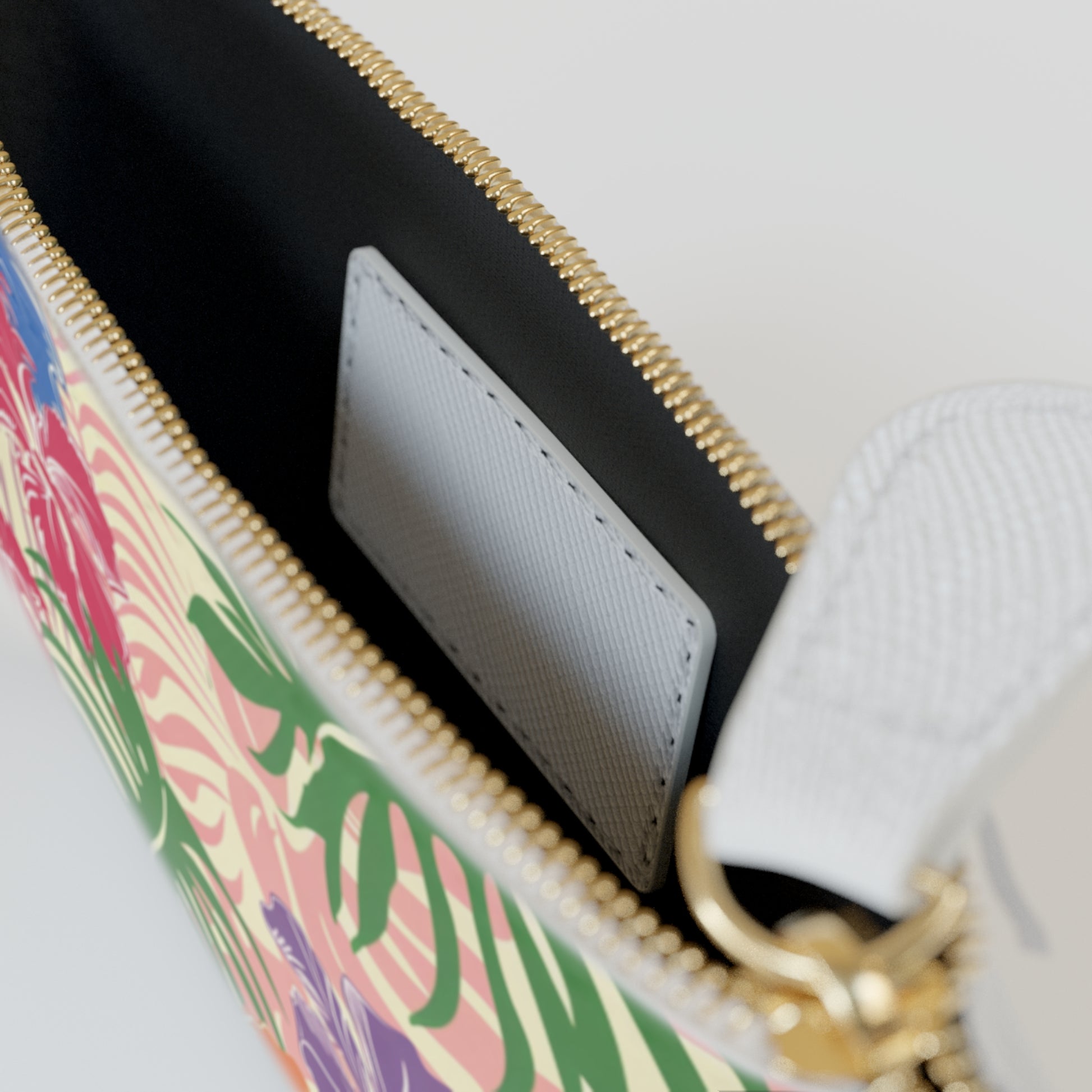 Blooming Tropical Flowers Mini Clutch Bag, Artsulli - Art is Long, Life is Short, Bags, , , , , , , 