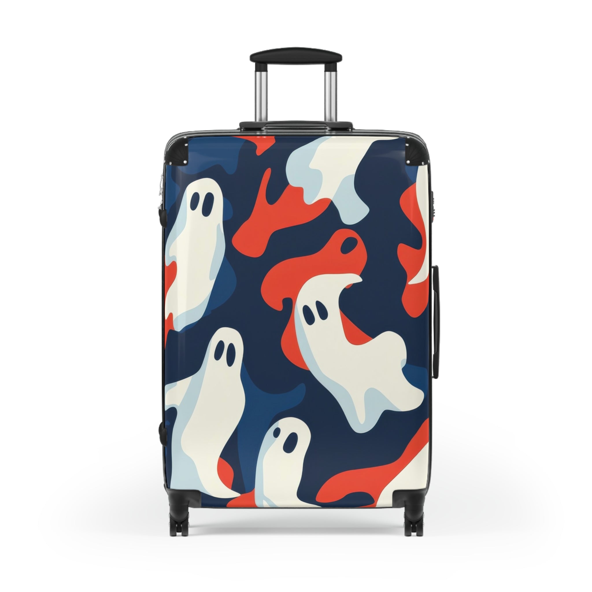 Camo Ghosts Suitcase, Artsulli - Art is Long, Life is Short, Bags, Size, Large, Color, Black, , , 15811453343777