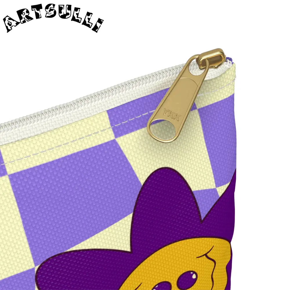 JAKKOUTTHEBXX Trippy Flower Power Motifs Accessory Pouch