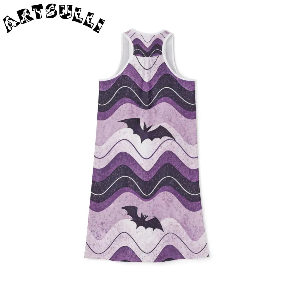 JAKKOUTTHEBXX Bat Wave Women’s Racerback Dress (AOP) JAKKOUTTHEBXX