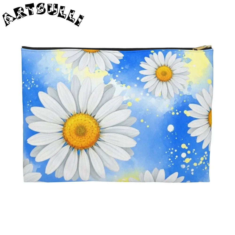 JAKKOUTTHEBXX Daisies Accessory Pouch JAKKOUTTHEBXX Artsulli - Art