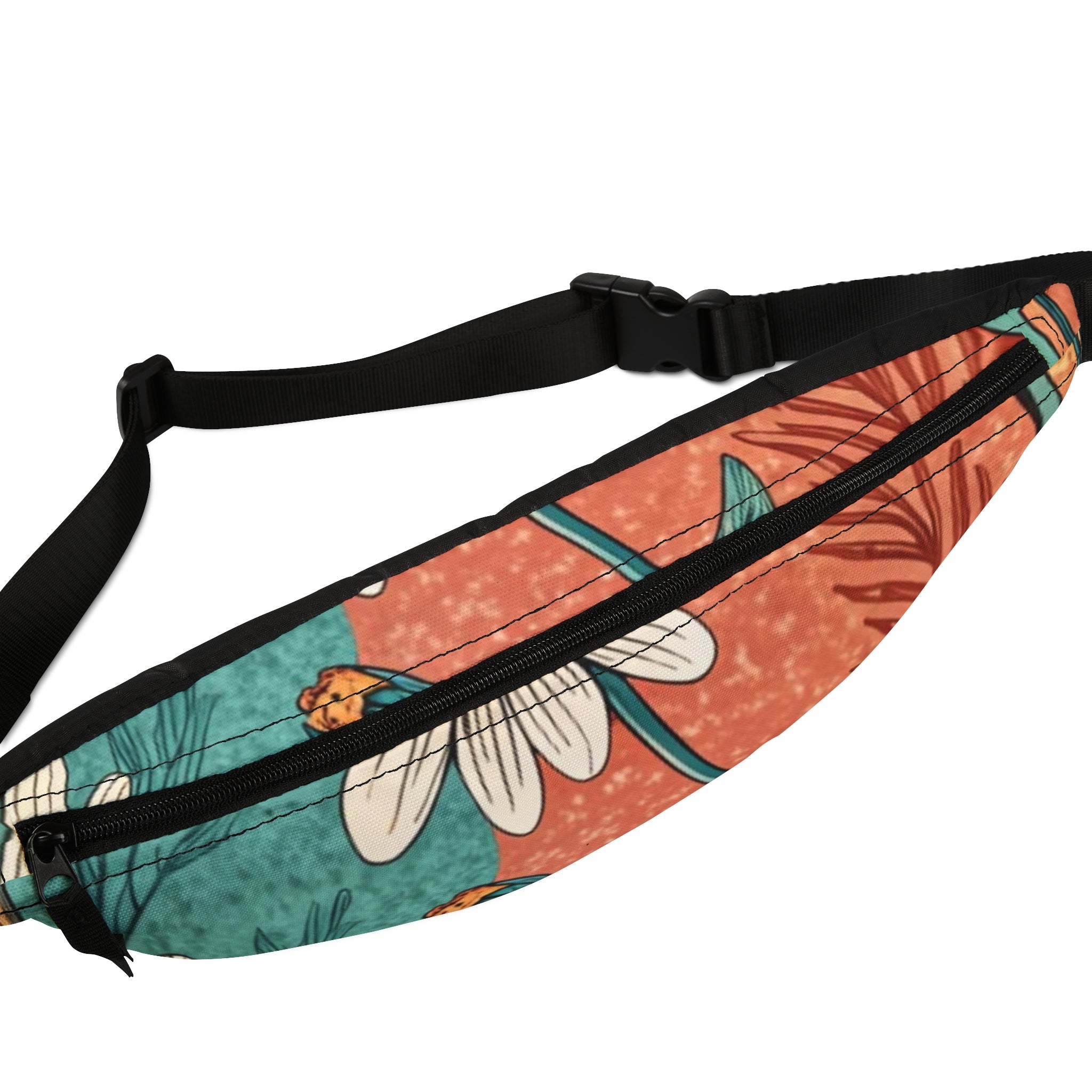 Retro Daisy Dream Fanny Pack, Artsulli - Art is Long, Life is Short, Bags, , , , , , , 