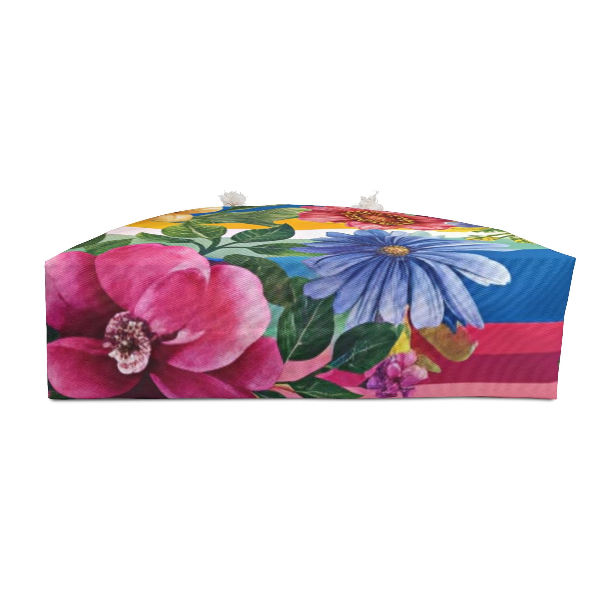 Floral Stripe 4K Weekender Bag, Artsulli - Art is Long, Life is Short, Bags, , , , , , , 