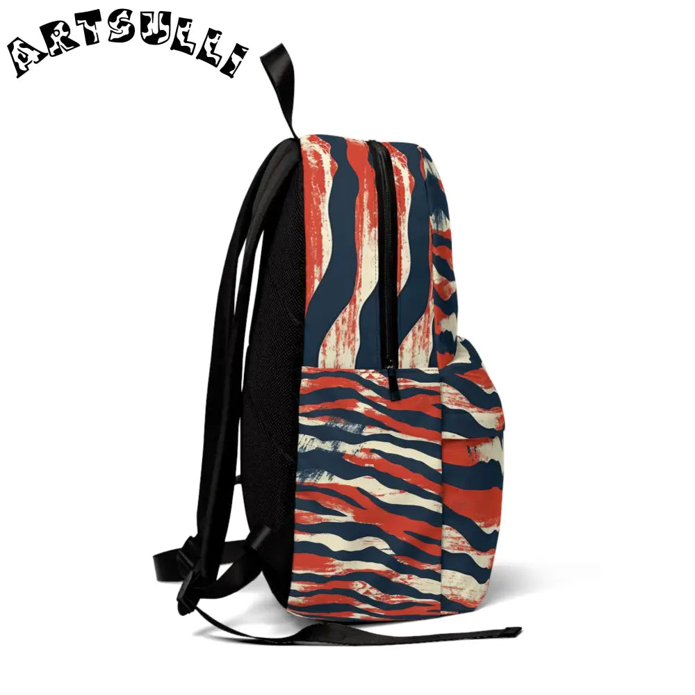 JAKKOUTTHEBXX Camo Tiger Stripes Unisex Classic Backpack