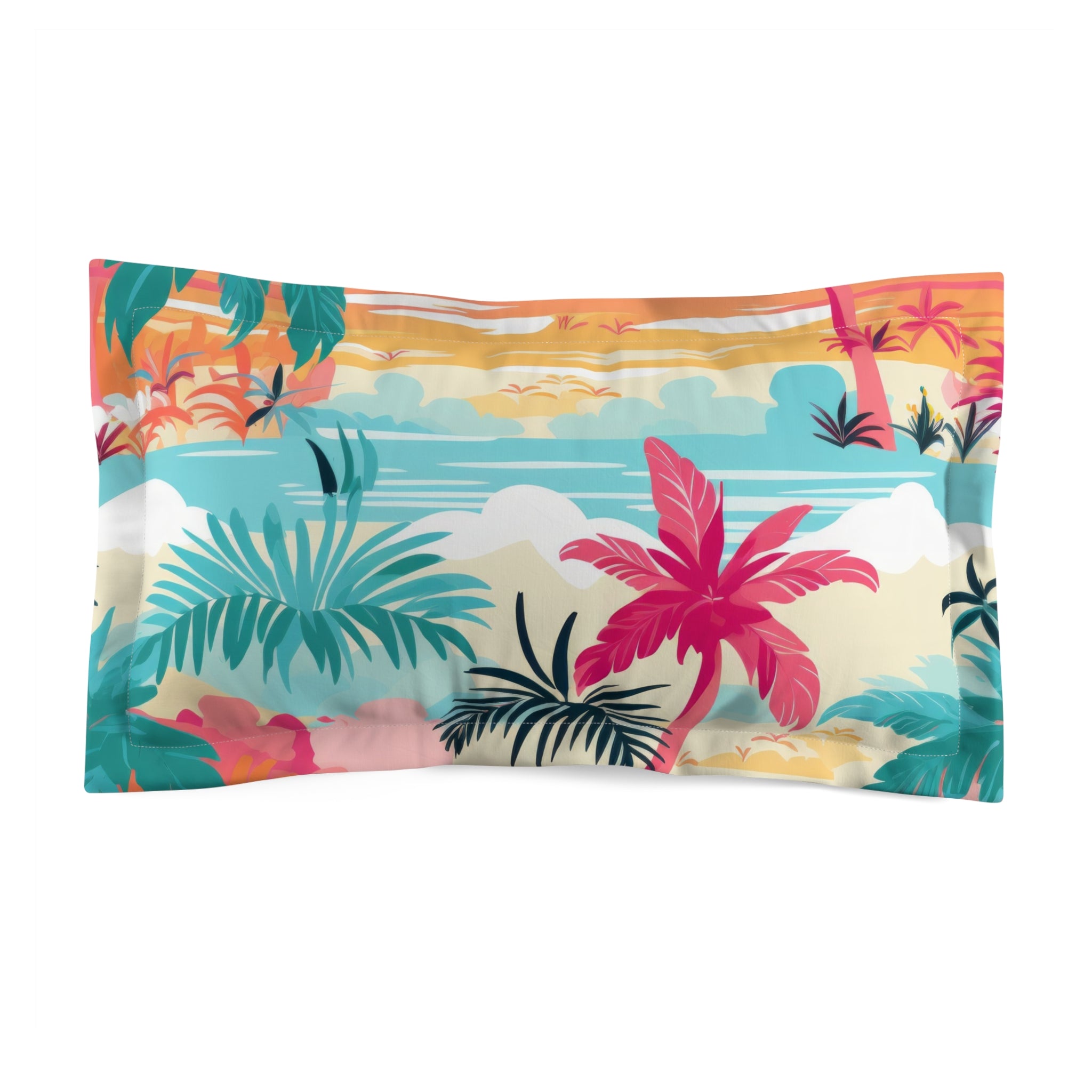 Afshar Island Dream Microfiber Pillow Sham, Artsulli - Art is Long, Life is Short, Home Decor, Size, King, , , , , 88488548007975639412