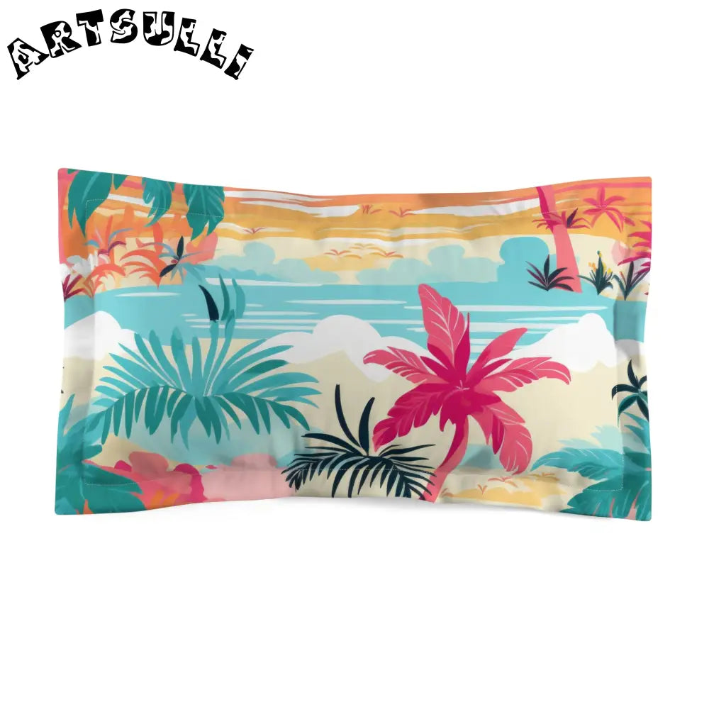 Afshar Island Dream Microfiber Pillow Sham, Artsulli - Art is Long, Life is Short, Home Decor, Size, King, , , , , 88488548007975639412