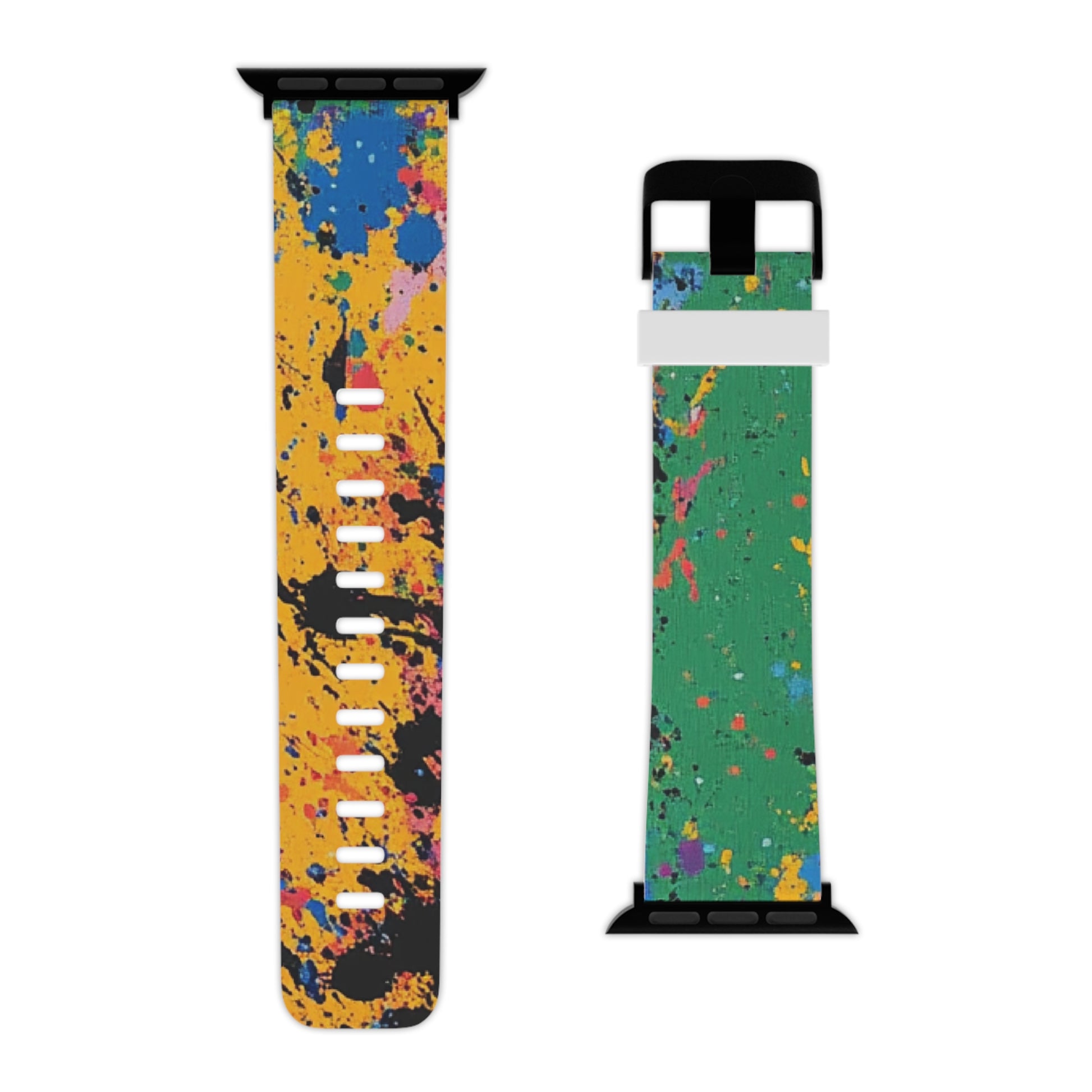 The Colors Of Paint Splatter Watch Band for Apple Watch, Artsulli - Art is Long, Life is Short, Accessories, , , , , , , 