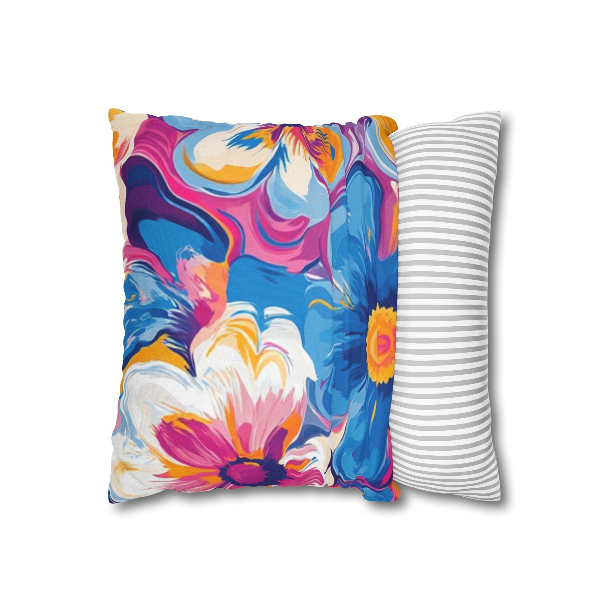 Spun Polyester Square Pillowcase