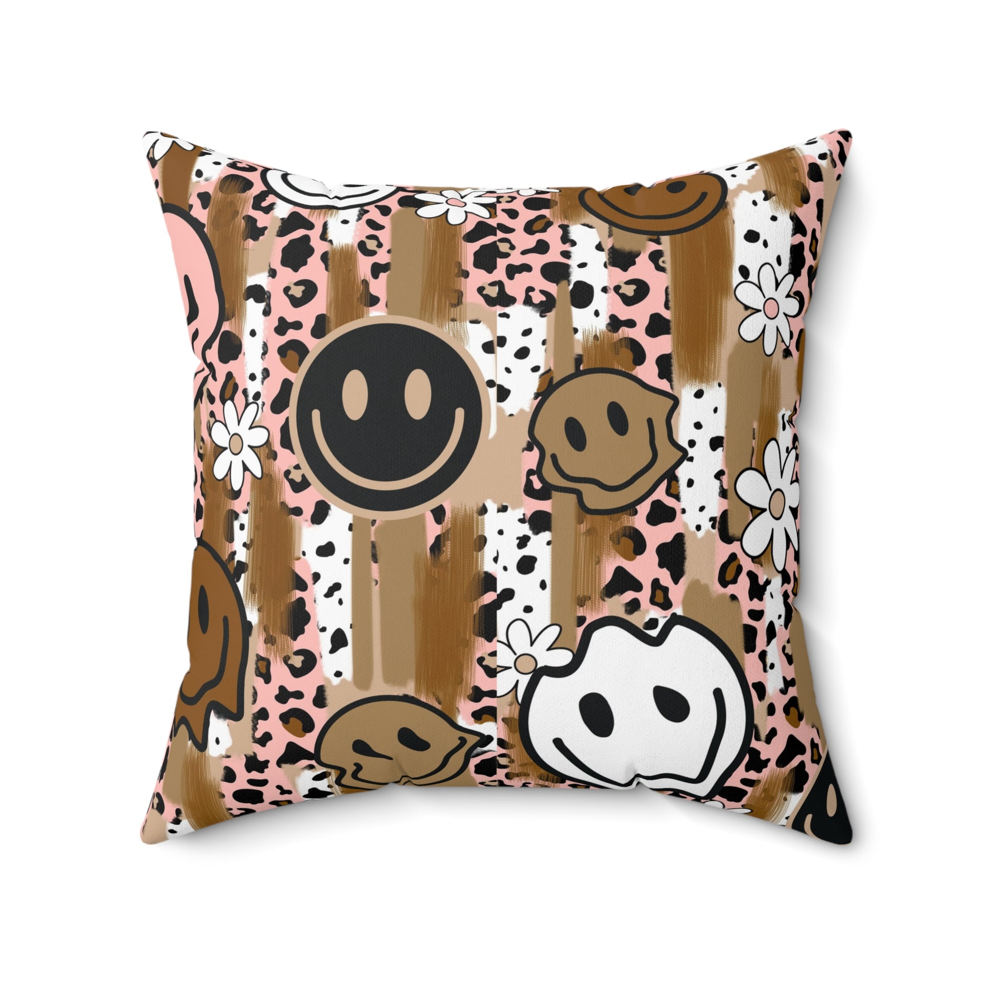 Sutfin Ghosts Pop Art Spun Polyester Square Pillow, Artsulli - Art is Long, Life is Short, Home Decor, , , , , , , 