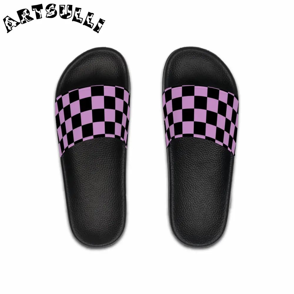 JAKKOUTTHEBXX Pixel Punk Vision Men’s Slide Sandals JAKKOUTTHEBXX