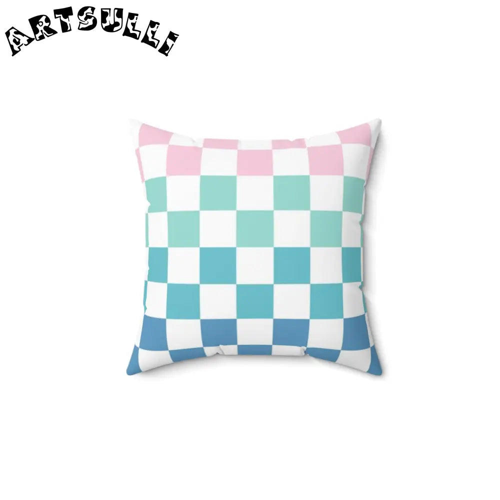 JAKKOUTTHEBXX Vaporwave Rainbow Checkerboard Multi-Color Spun