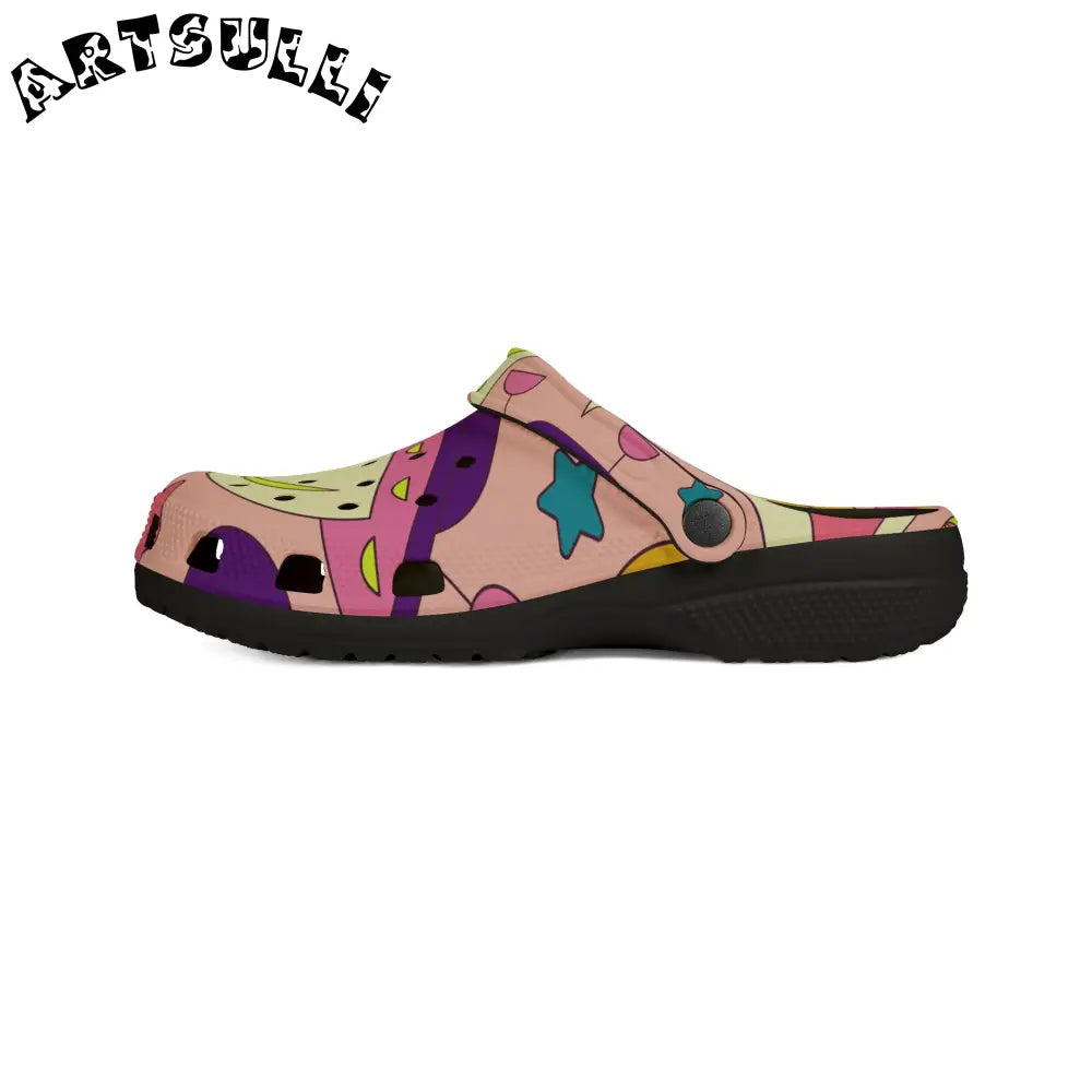 JAKKOUTTHEBXX Retropunk Alien Rave EVA Foam Rubber Shoes (AOP)