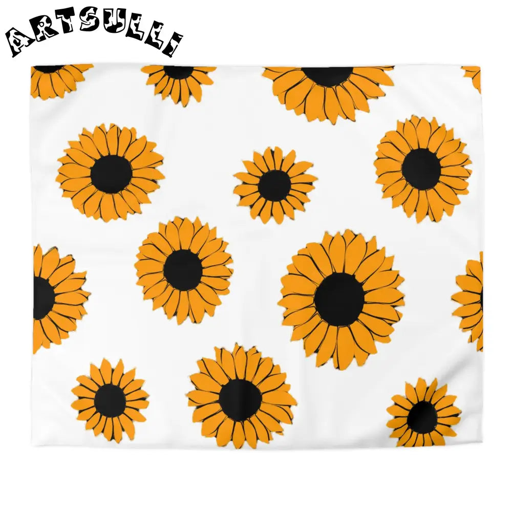 JAKKOUTTHEBXX Sunflowers Microfiber Duvet Cover JAKKOUTTHEBXX