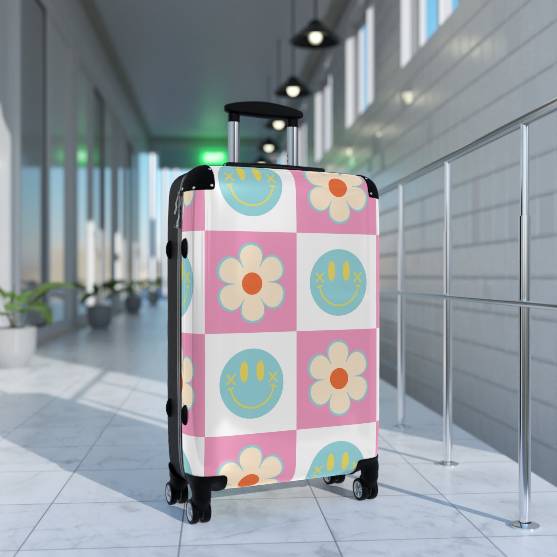 Madotsukis Grin Bloom Suitcase, Artsulli - Art is Long, Life is Short, Bags, , , , , , , 