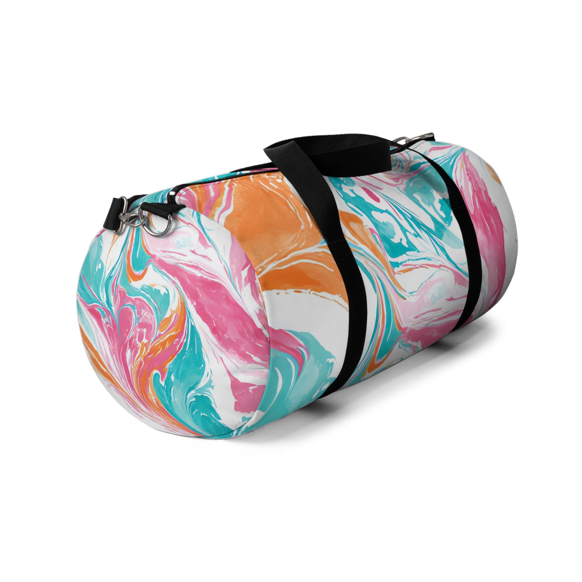 Liquid Pastel Spill Multi-Color Duffel Bag, Artsulli - Art is Long, Life is Short, Bags, , , , , , , 