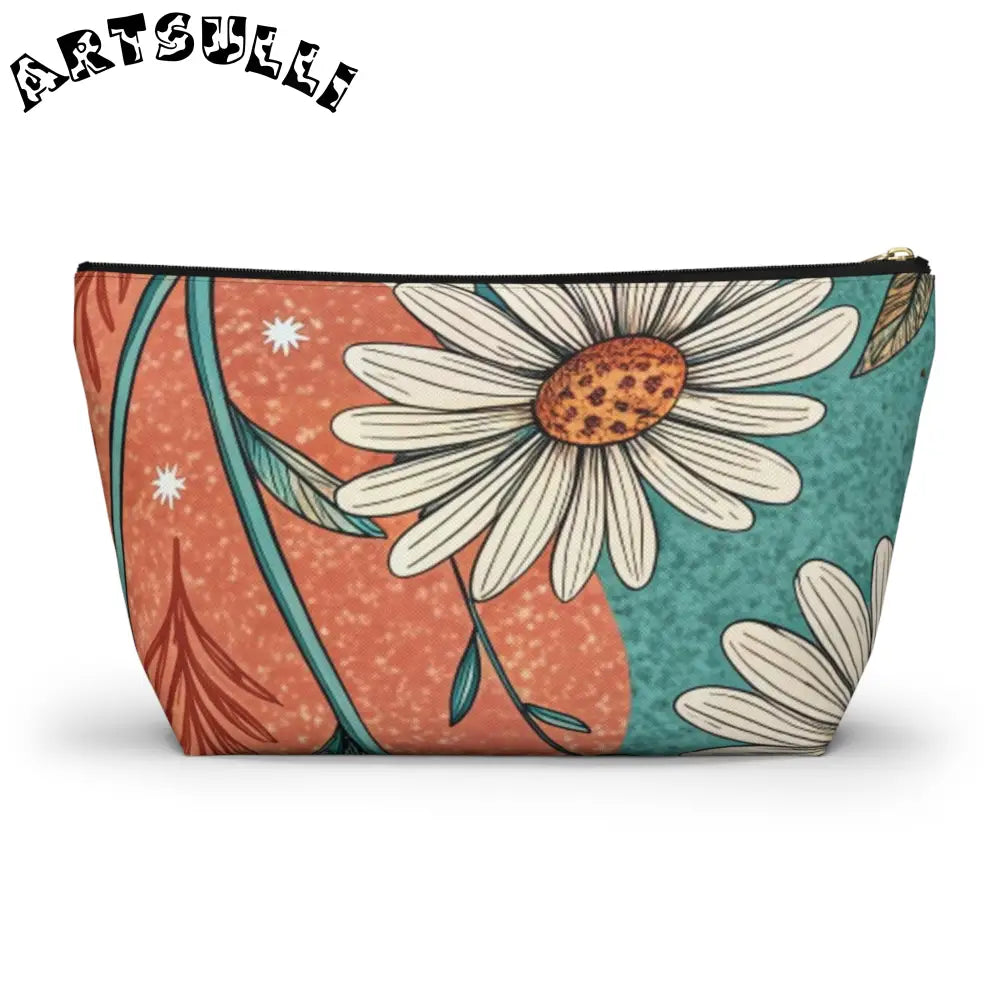 JAKKOUTTHEBXX Retro Daisy Dream Accessory Pouch w T-bottom