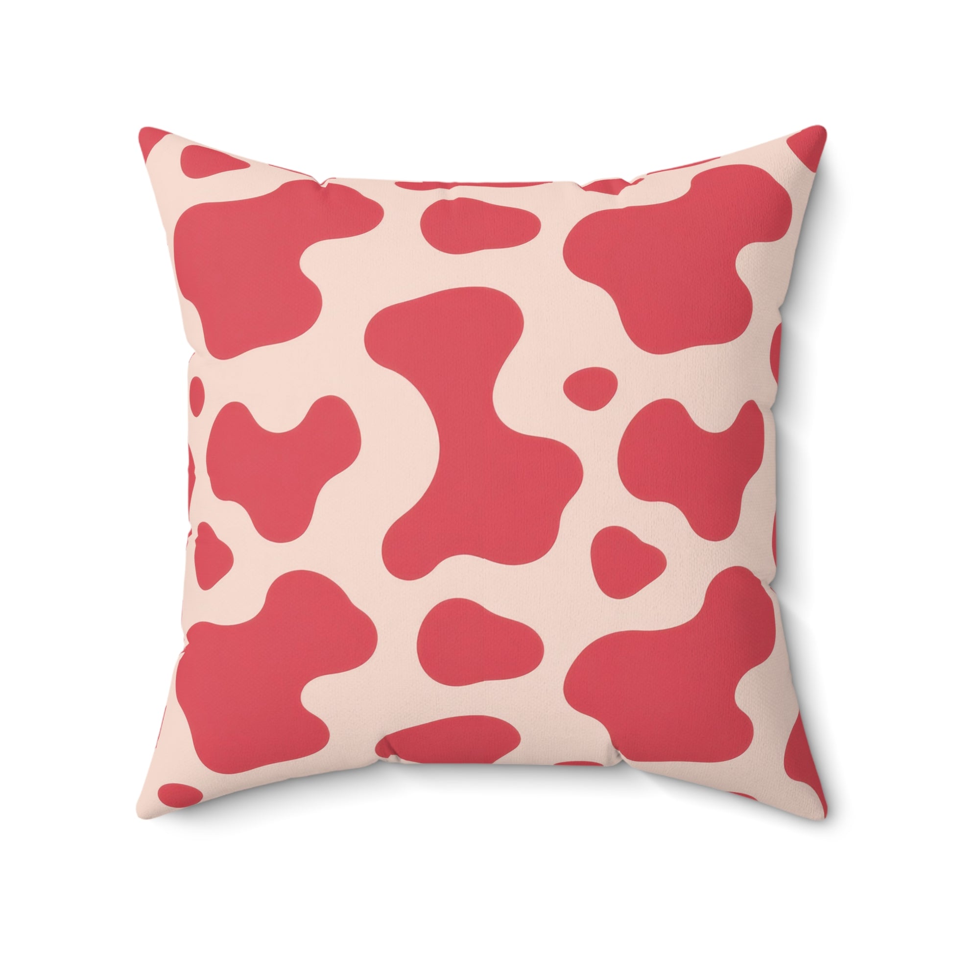 Copy of Red Jungle Cow Spun Polyester Square Pillow, Artsulli - Art is Long, Life is Short, Home Decor, Size, 20" × 20", , , , , 31914762512731842085