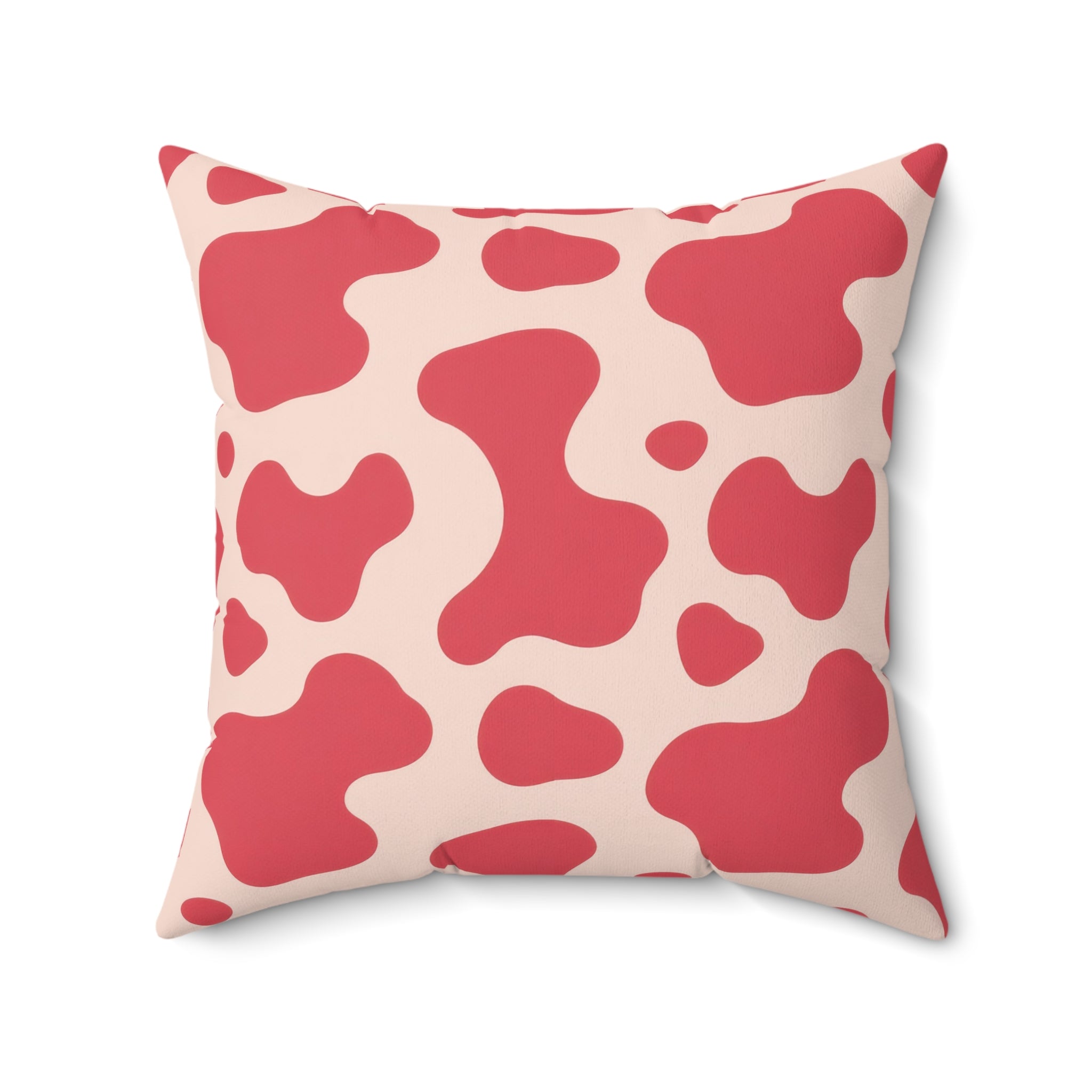 Copy of Red Jungle Cow Spun Polyester Square Pillow, Artsulli - Art is Long, Life is Short, Home Decor, Size, 20" × 20", , , , , 31914762512731842085