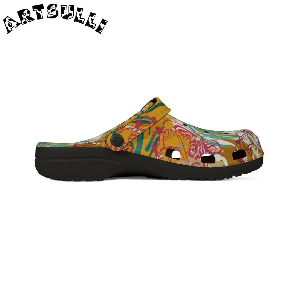 JAKKOUTTHEBXX Tropical Jungle Tigers Green and Brown EVA Foam Rubber