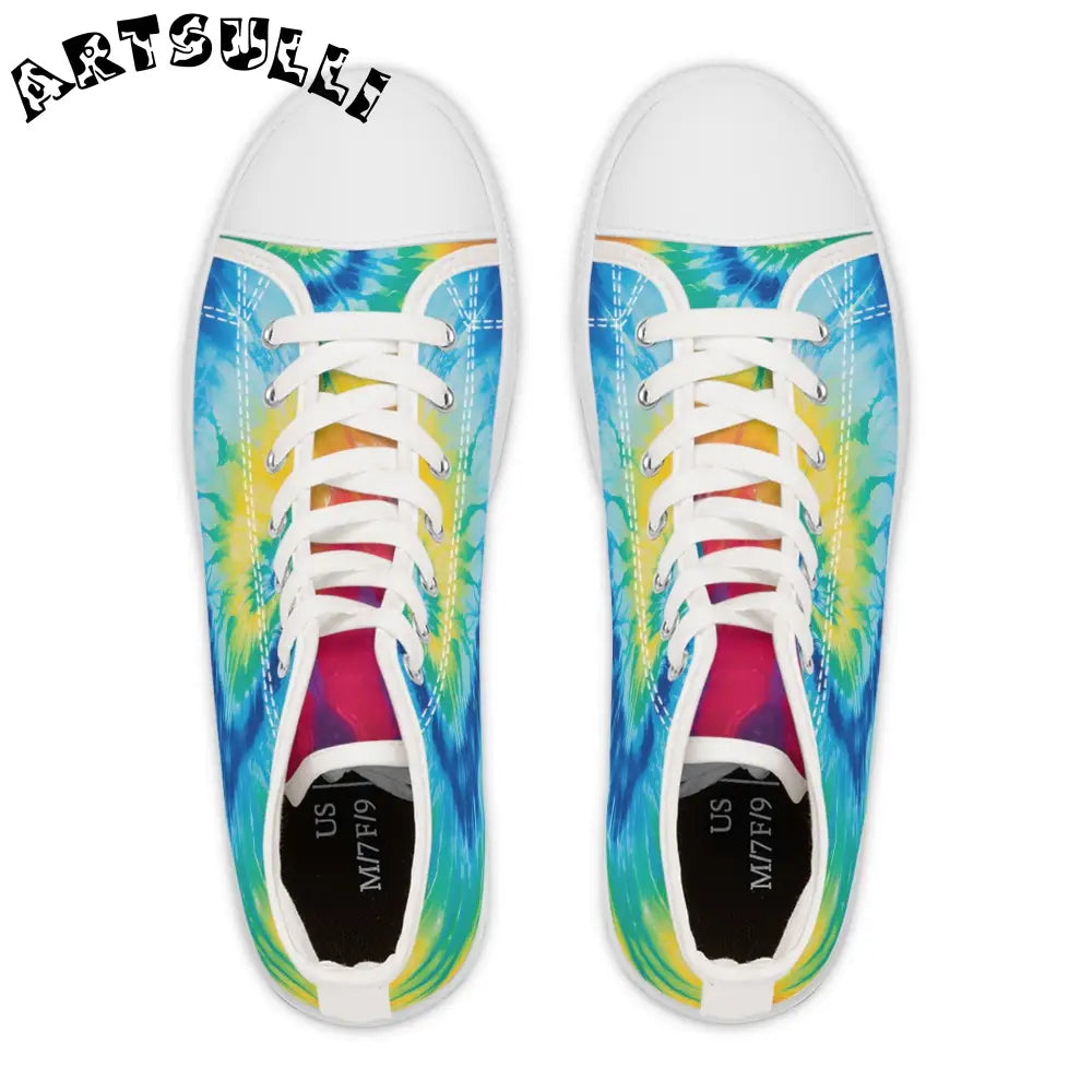 JAKKOUTTHEBXX Tie-Dye High-Tops with Deodorant Memory Foam Insoles 2025