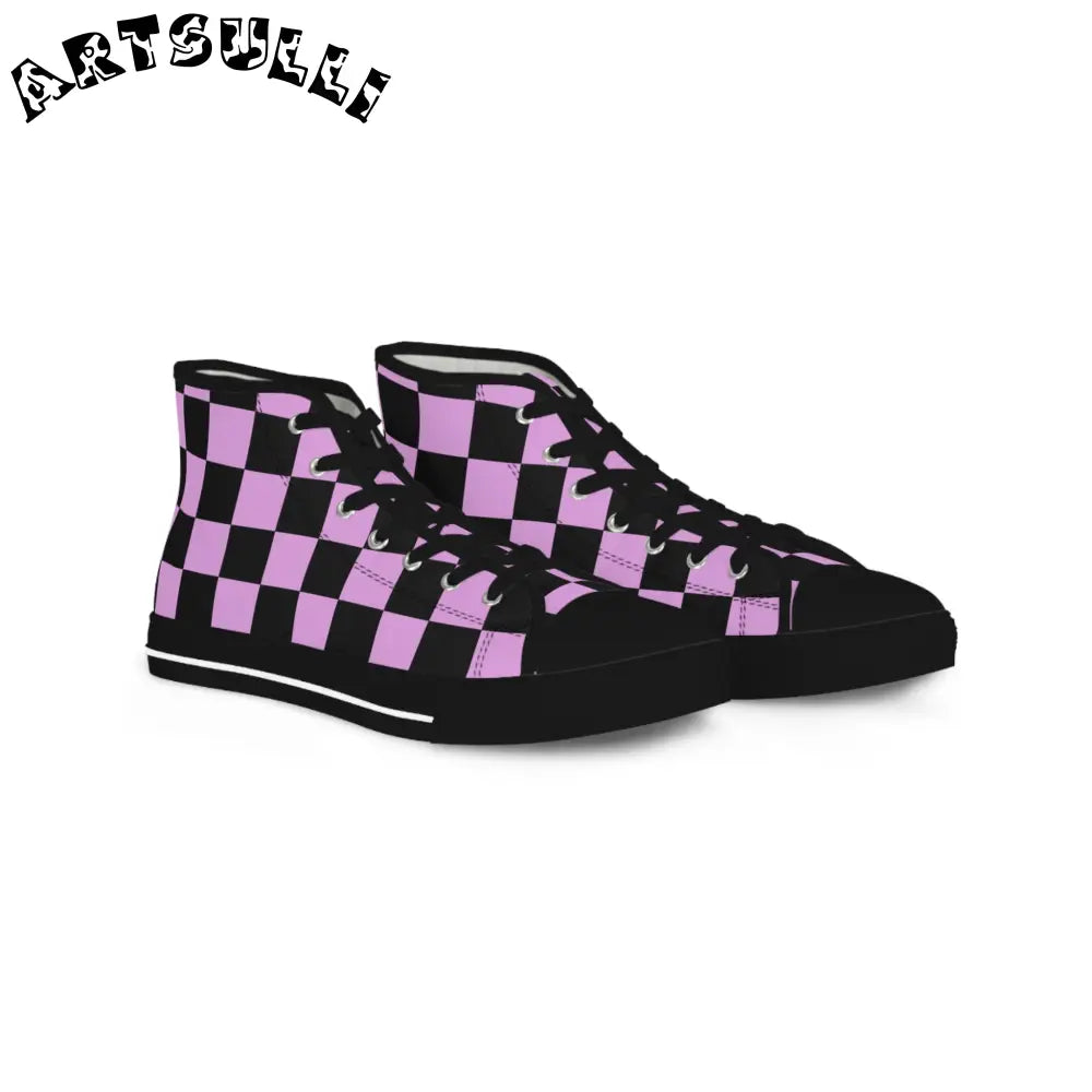 JAKKOUTTHEBXX Pixel Punk Vision Men’s High Top Sneakers