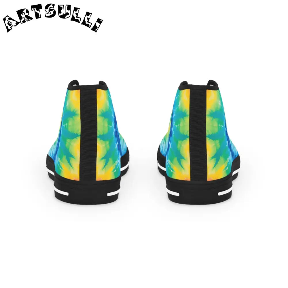 JAKKOUTTHEBXX Tie-Dye High Top Canvas Sneakers 2025