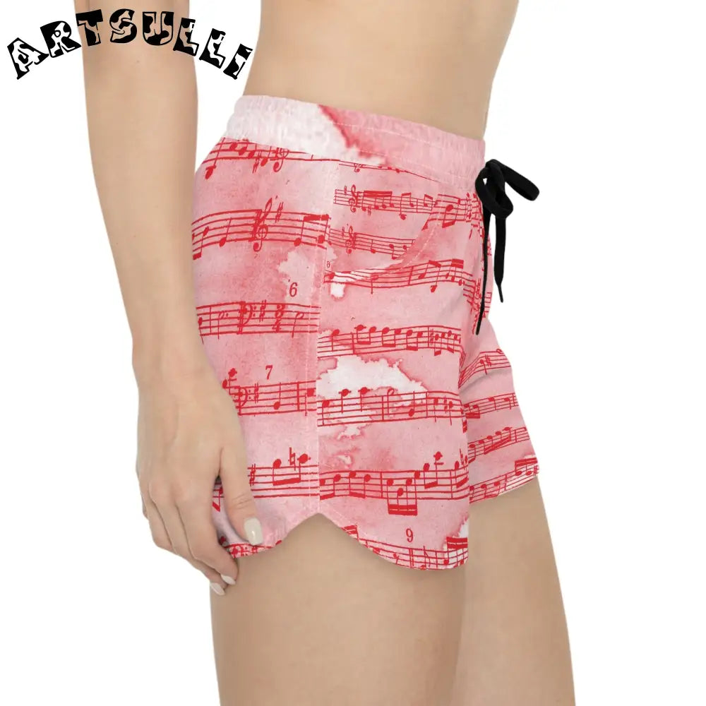 JAKKOUTTHEBXX Pink Musical Note Shorts 2025