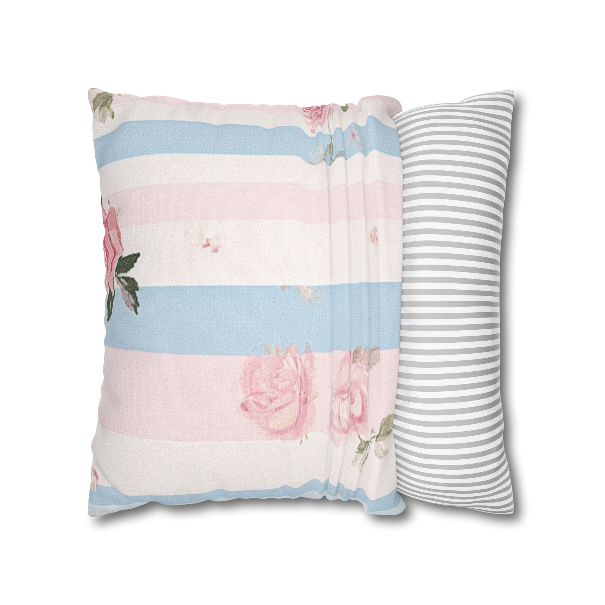 Spun Polyester Square Pillowcase