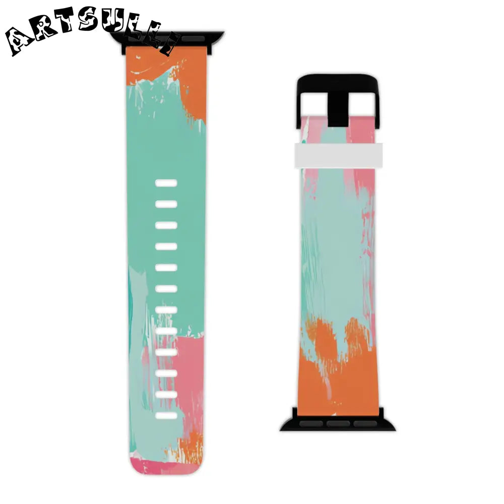JAKKOUTTHEBXX Preppy Pixel Bloom II Watch Band for Apple Watch
