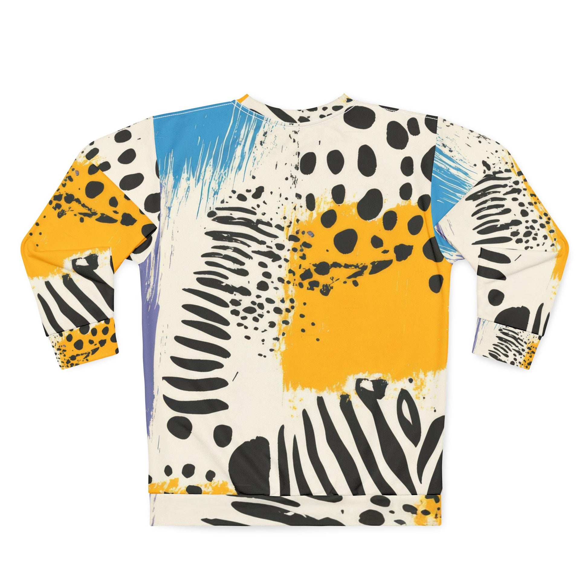 Rae Zebra Rhapsody Unisex Sweatshirt (AOP), Artsulli - Art is Long, Life is Short, All Over Prints, , , , , , , 
