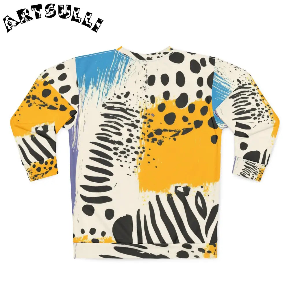 JAKKOUTTHEBXX Rae Zebra Rhapsody Unisex Sweatshirt (AOP)