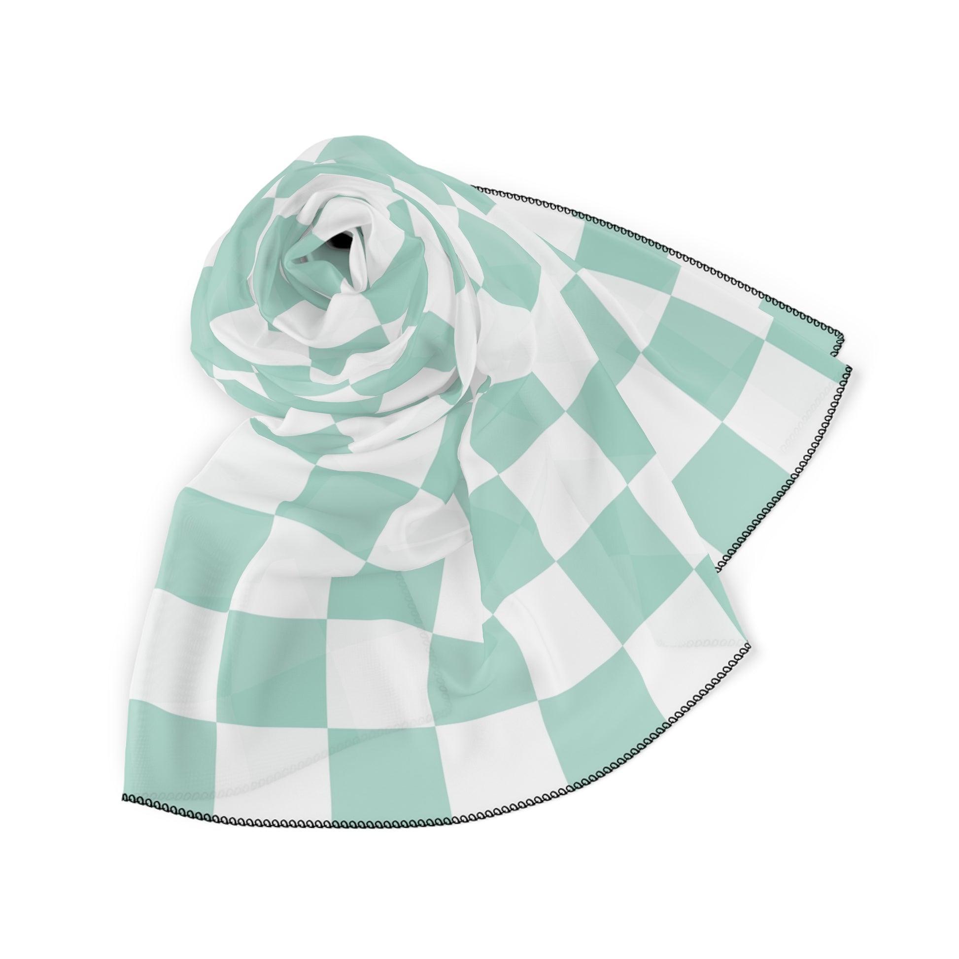 Chessboard II Poly Scarf, Artsulli - Art is Long, Life is Short, Accessories, , , , , , , 
