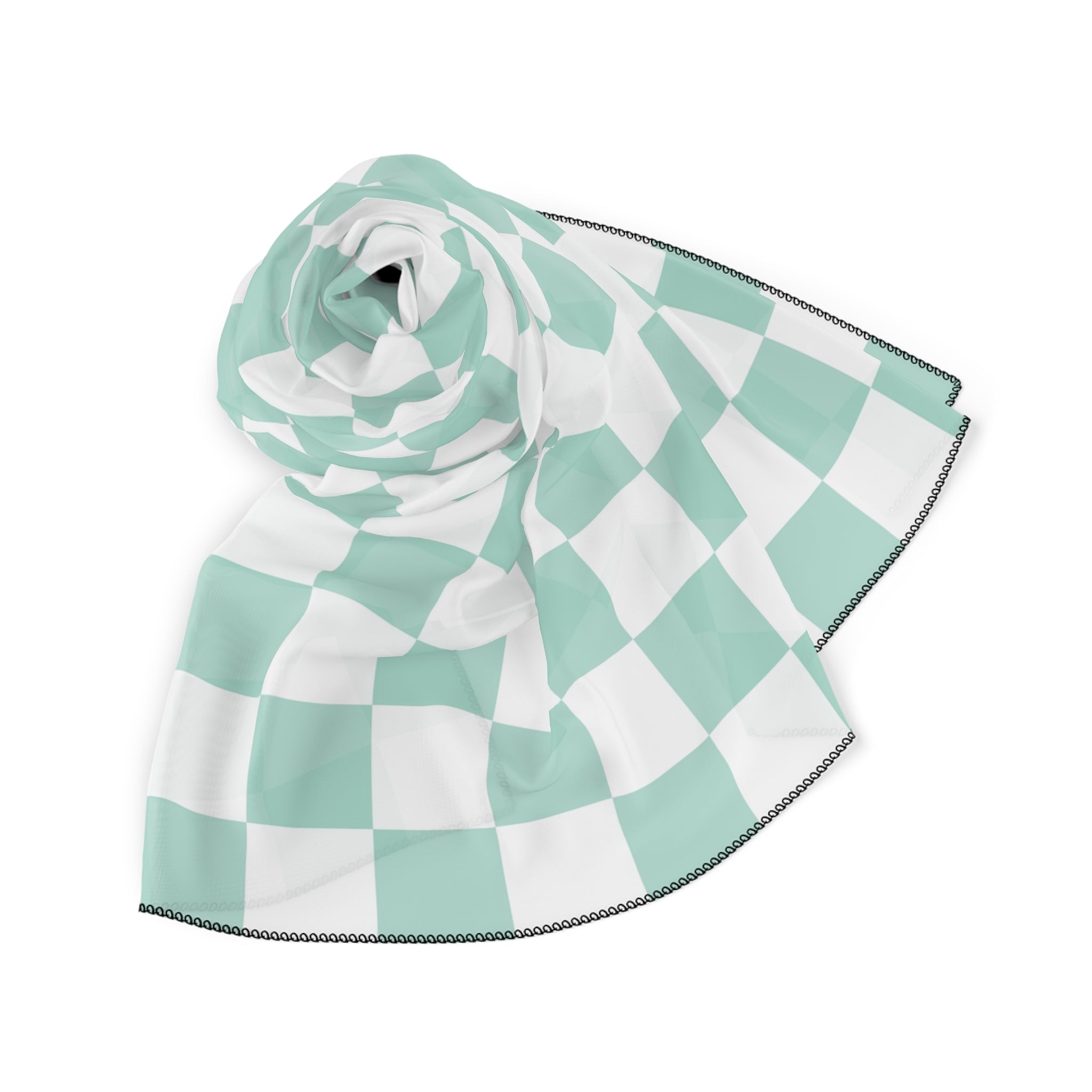 Chessboard II Poly Scarf, Artsulli - Art is Long, Life is Short, Accessories, , , , , , , 