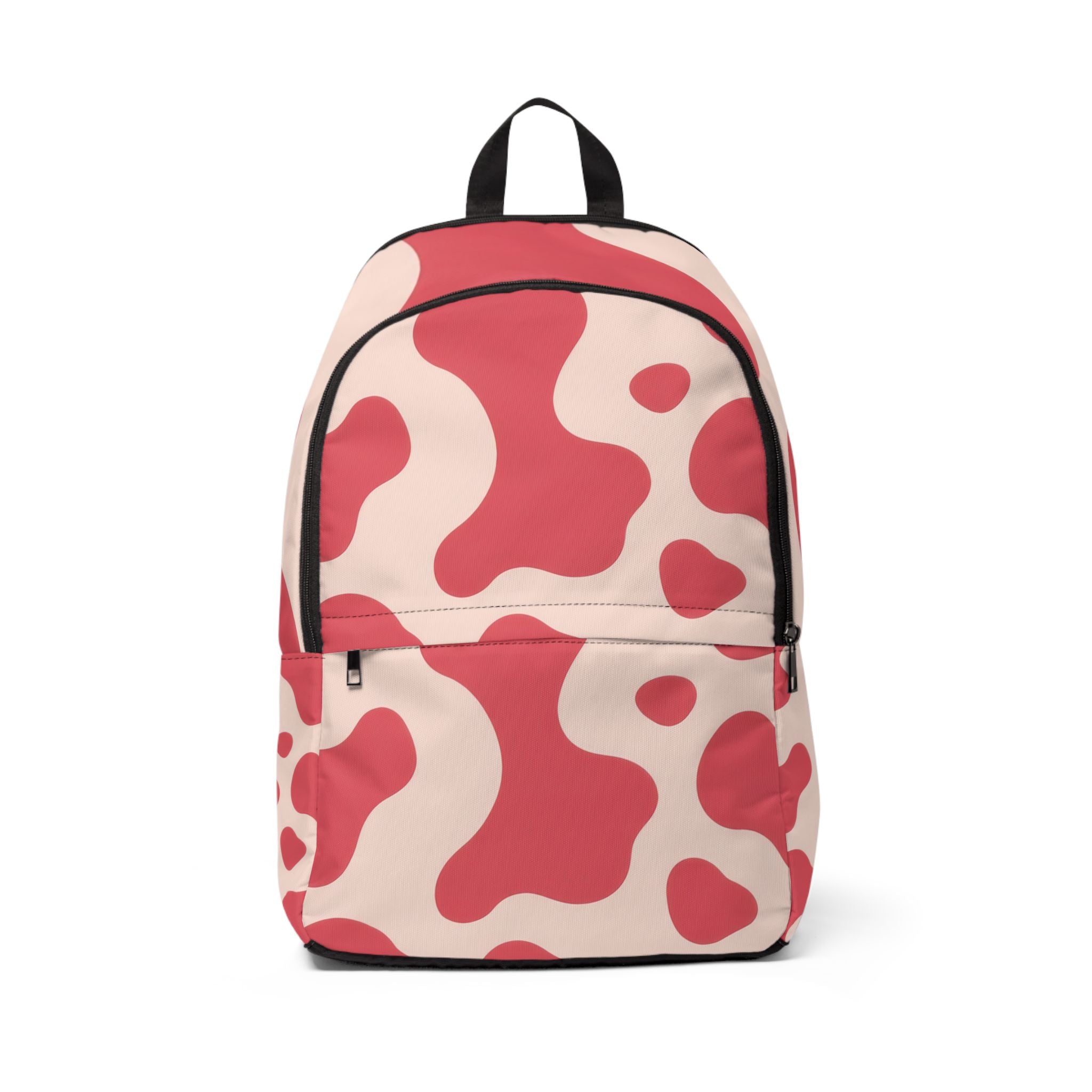 Red Jungle Cow Unisex Fabric Backpack, Artsulli - Art is Long, Life is Short, Bags, Size, One size, , , , , 16979614745973315962