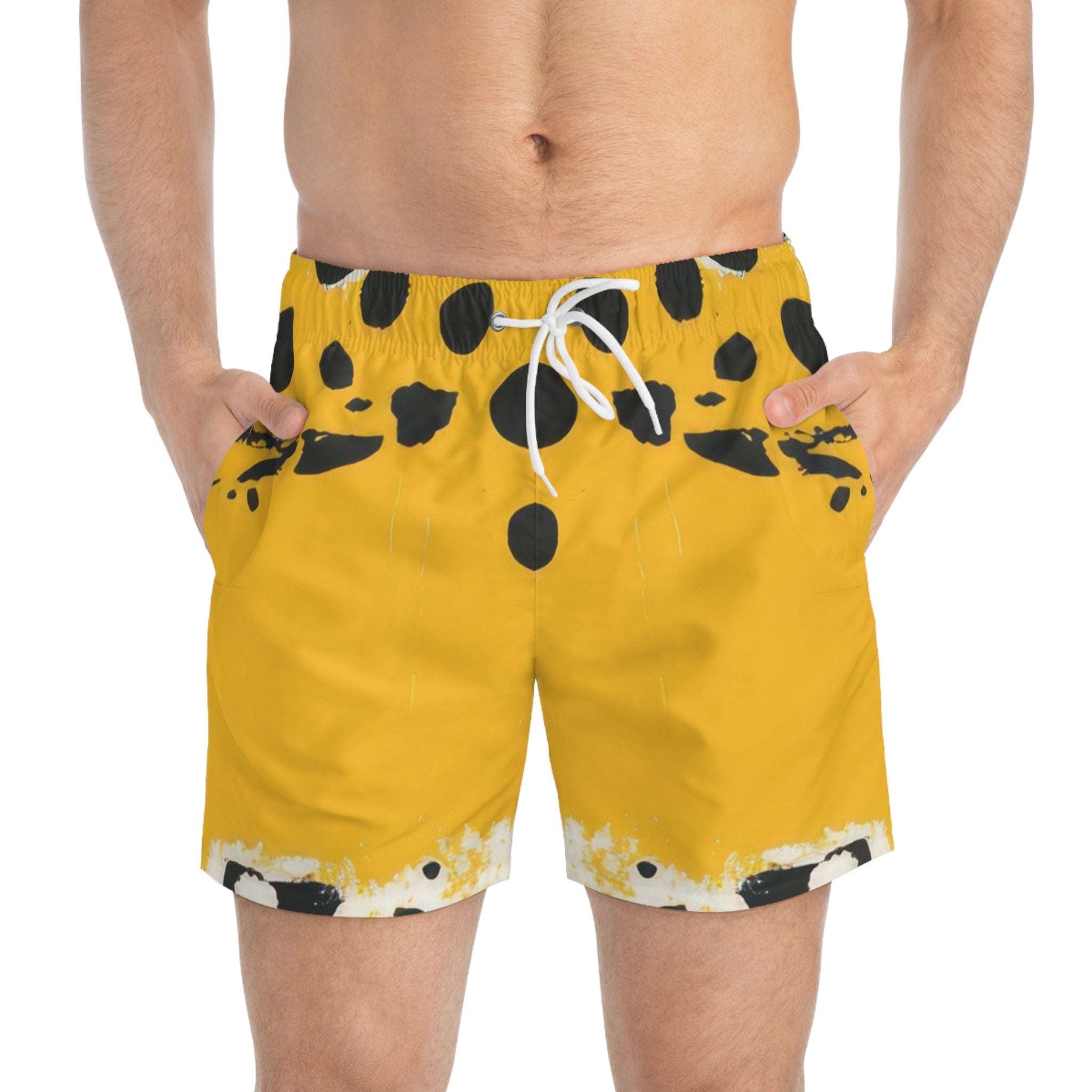 Rae Zebra Rhapsody Swim Trunks (AOP), Artsulli - Art is Long, Life is Short, All Over Prints, , , , , , , 