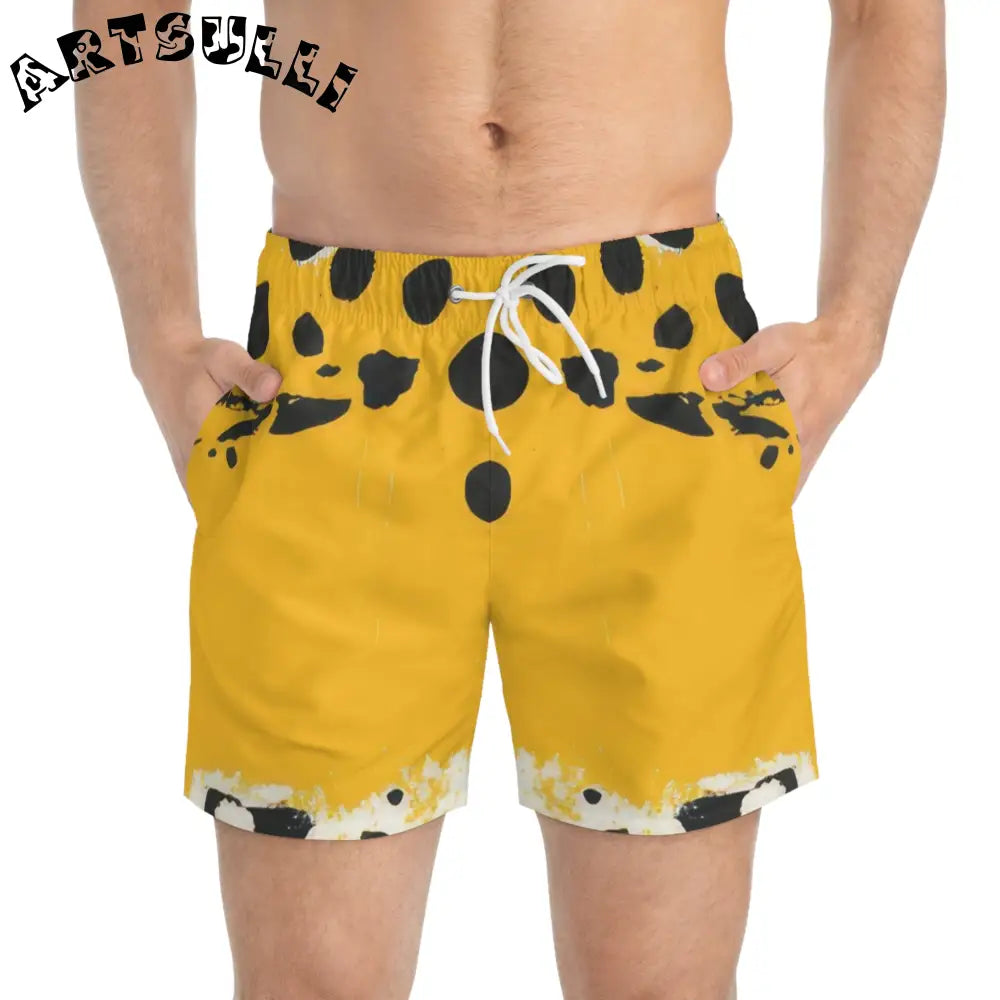 JAKKOUTTHEBXX Rae Zebra Rhapsody Swim Trunks (AOP) JAKKOUTTHEBXX