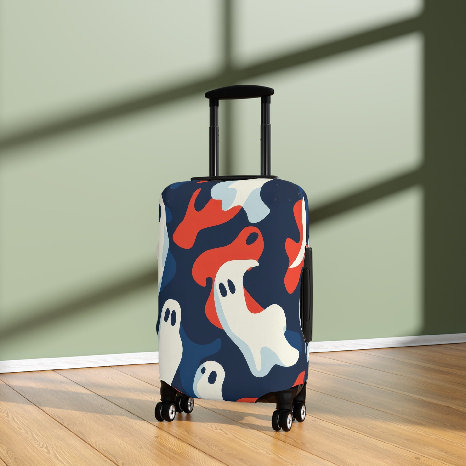 Camo Ghosts Luggage Cover, Artsulli - Art is Long, Life is Short, Accessories, , , , , , , 