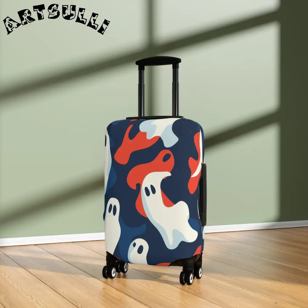JAKKOUTTHEBXX Camo Ghosts Luggage Cover JAKKOUTTHEBXX Artsulli - Art