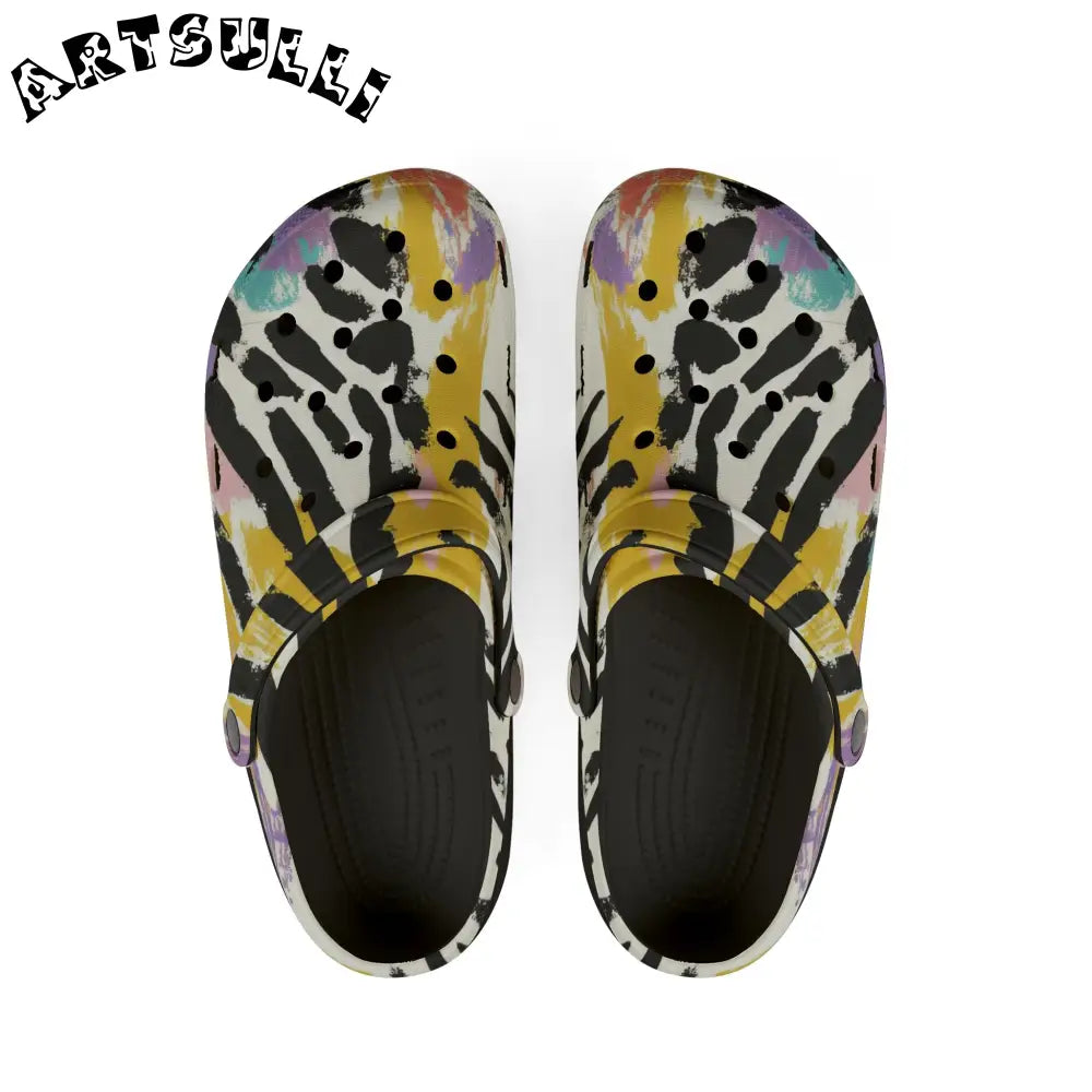 JAKKOUTTHEBXX Wild Zebra Stripes x Paint Brush Strokes EVA Foam