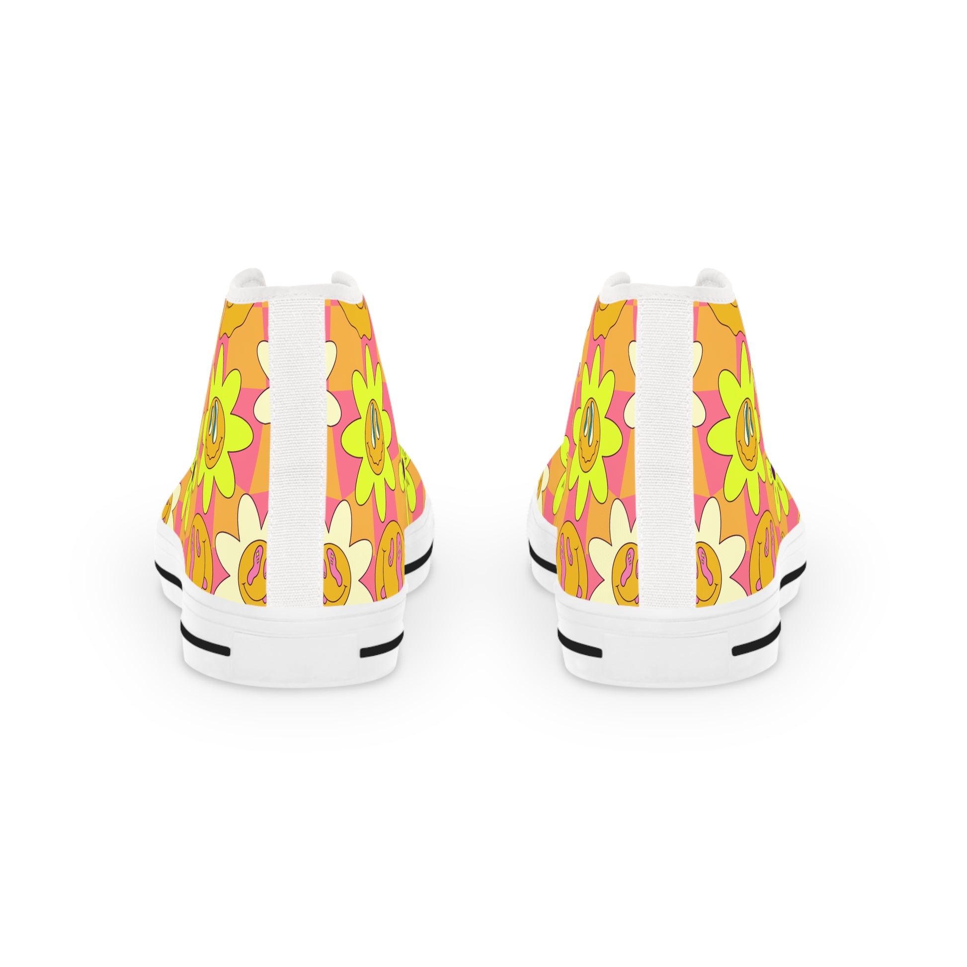Trippy Sour Face Rave Men's High Top Sneakers, Artsulli - Art is Long, Life is Short, Shoes, , , , , , , 